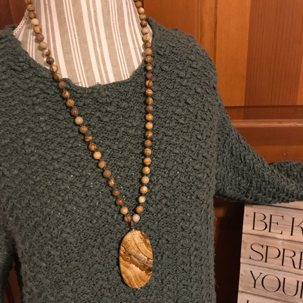 Bead “Stone” Necklace - image 2